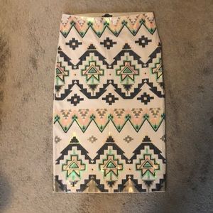 Long Sequin Pencil skirt!